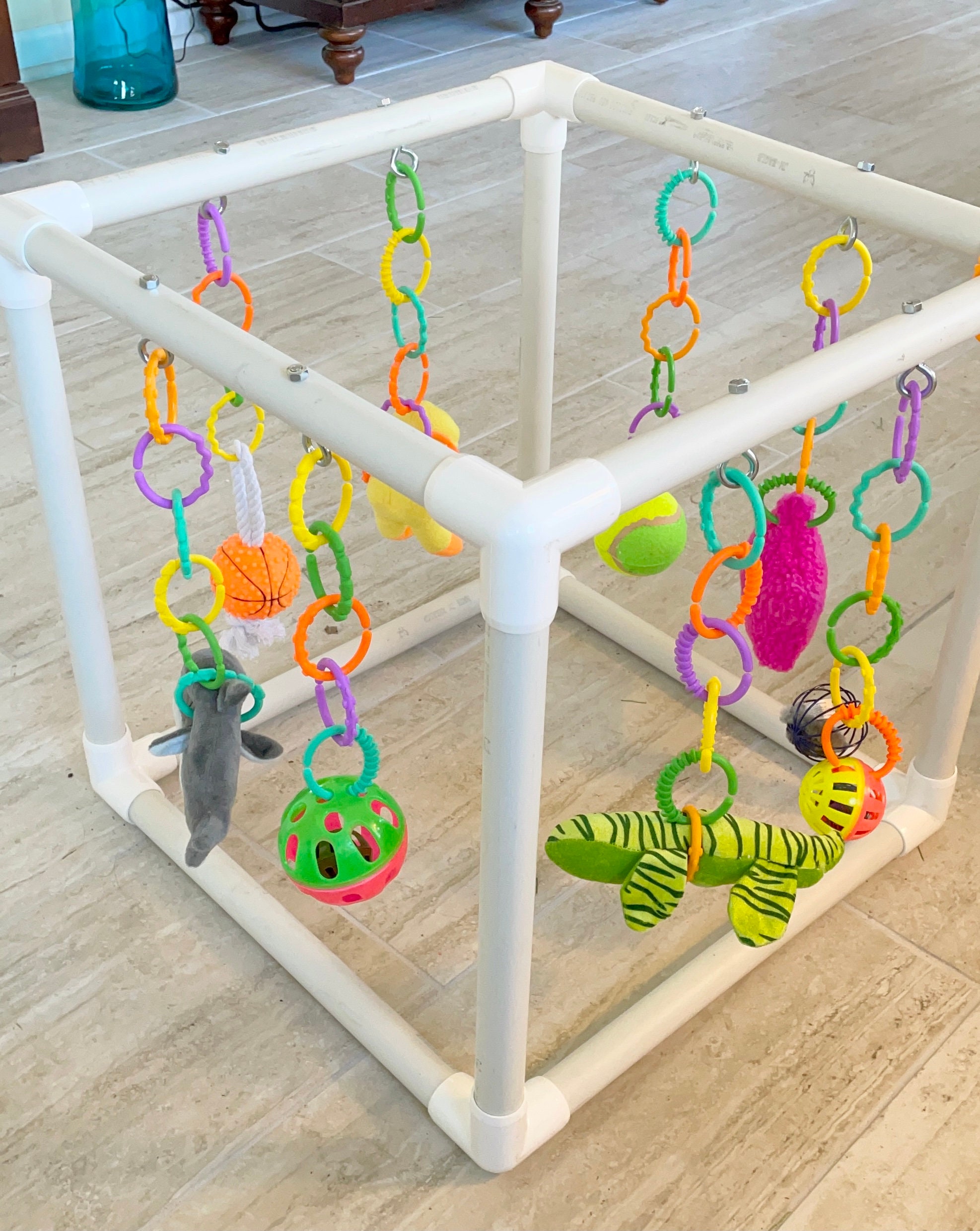 Puppy Play Gym Pvc Dewonch Puppy Play Gym With Hanging Toys - Main Image