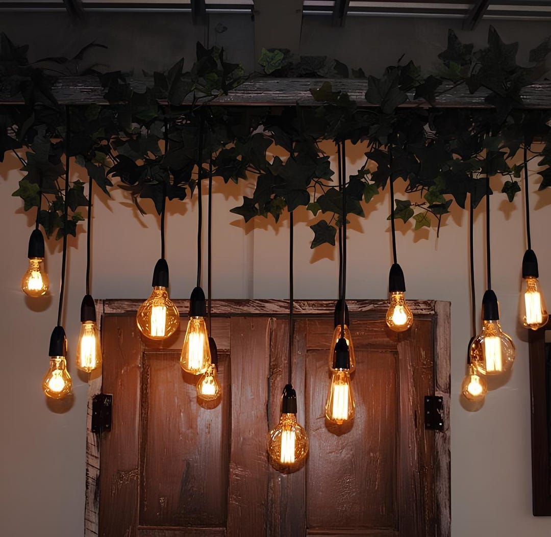 Retro Edison Bulb String Lights: Twisted Wire, Indoor Garden Lighting ...