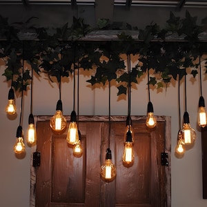Retro Edison-lichtslingers: gedraaide draad, binnentuinverlichting