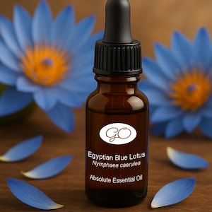 Blue Lotus (Nymphaea caerulea) Pure Absolute Essential oil. 10ml pure undiluted.