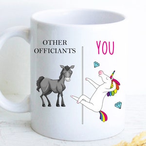 Other Officiants vs You Gift, Funny Gift for Wedding Officiant, Thank You For Marrying Us, Wedding Officiant Gift Idea, Officiant Mug