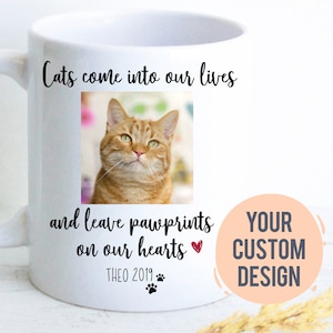 Personalisiertes Haustier Verlust Geschenk, Benutzerdefinierte Haustier Gedenkstein, Tod der Katze, Katzenkaffeetasse, Katzen Sympathiegeschenk, Haustier Besitzer Geschenk Haustier Gedenkgeschenk Haustier Tod