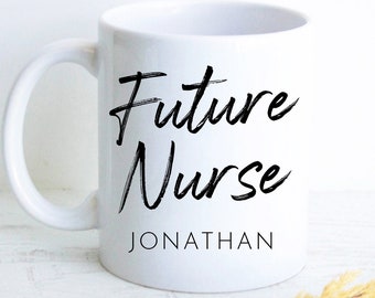 Gift for Nurse, Nurse Personalized Coffee Mug, Nurse Custom Gift, Nurse Graduation Gift, Medical Student Mug, Gift for Nursing Student