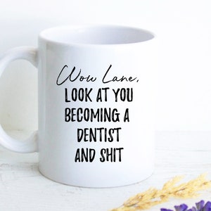 Personalized New Dentist Gift, Funny Dentist Mug, Gift for Dentist, Custom Dentist Mug, Gift for Dentist Graduate, Dentist Mug, Dentist Cup image 1