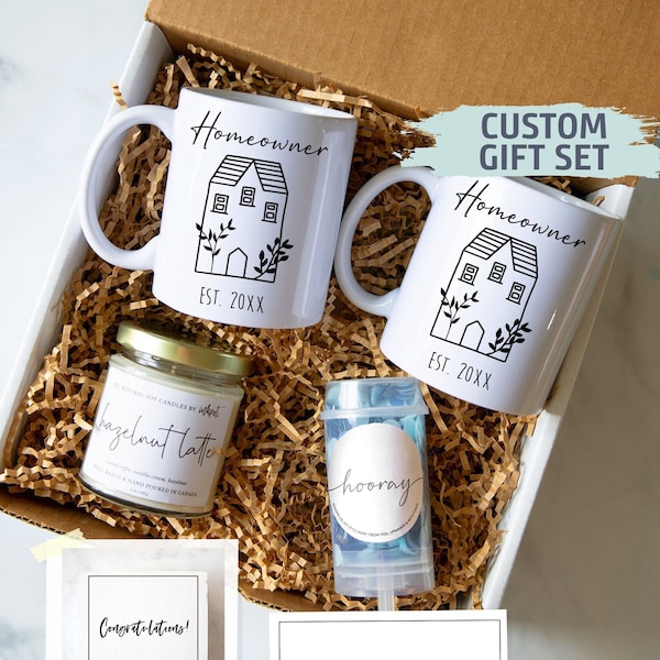 Personalized New Homeowners Gift Box | New Home Gift for Couples, Funny Housewarming Gift Ideas, Housewarming Party Gift, Home Owners Gift