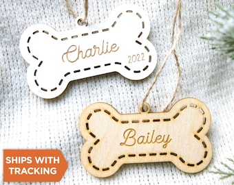 Personalized Dog Name Ornament | Dog Ornament, Pet Ornament, Gift for Dog Lover, Dog Ornament, Personalized Dog Ornament, Dog Name Ornament