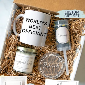Coffret cadeau officiant personnalisé | Nous marierez-vous, Cadeau pour célébrant de mariage, Idée cadeau pour célébrant de mariage, Forfait Pastorale