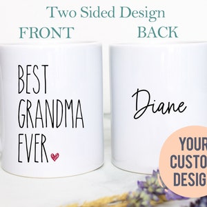 Best Grandma Ever Mug Gift #2, New Grandma Gift, Baby Announcement, Best Grandma Gift, Grandparents Gift, Gift For Grandma,Mother&#39;s Day Gift