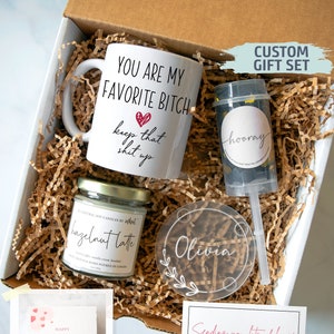 Coffret cadeau personnalisé pour la Saint-Valentin | Kit garderie Galentine, coffret cadeau Saint-Valentin pour elle, cadeau Galentines pour meilleure amie, femme