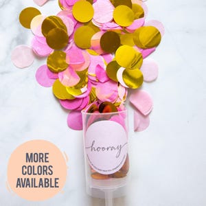 Confetti Popper | Confetti Push Pop, Build Your Own Box Add-On, Surprise Gift