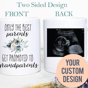 Best Parents Get Promoted to Grandparents, Baby Announcement, New Grandparents Gift, Pregnancy Announcement Grandmother Gift Grandparent mug