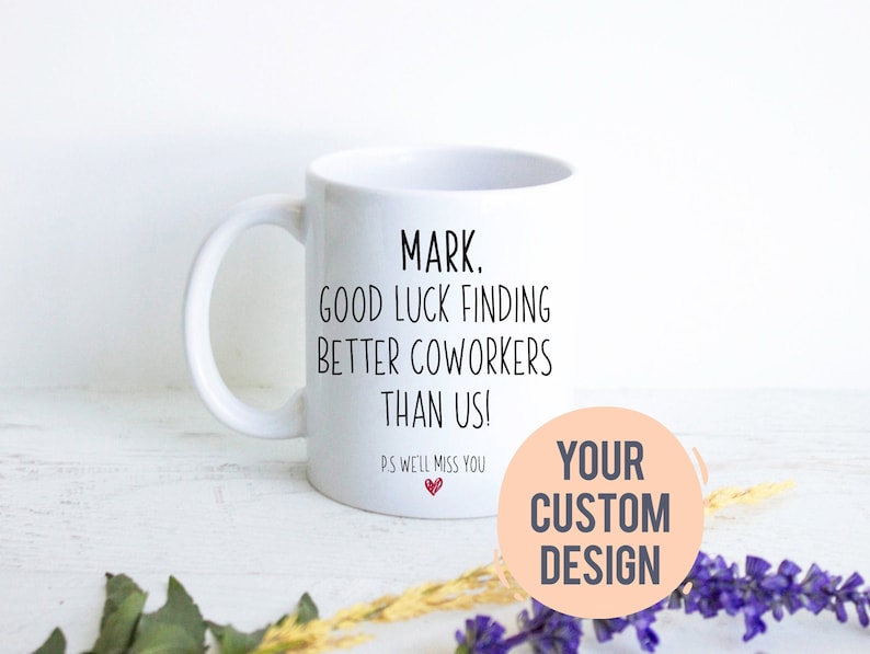 Personalized Coworker Gift Funny Coworker Mug Coworker Etsy