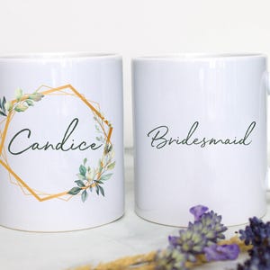 Bridesmaid Proposal, Bridesmaid Mug, Custom Personalized Mug, Bridesmaid Gift, Wedding Mug, Will You Be My Bridesmaid, Maid of Honor Gift