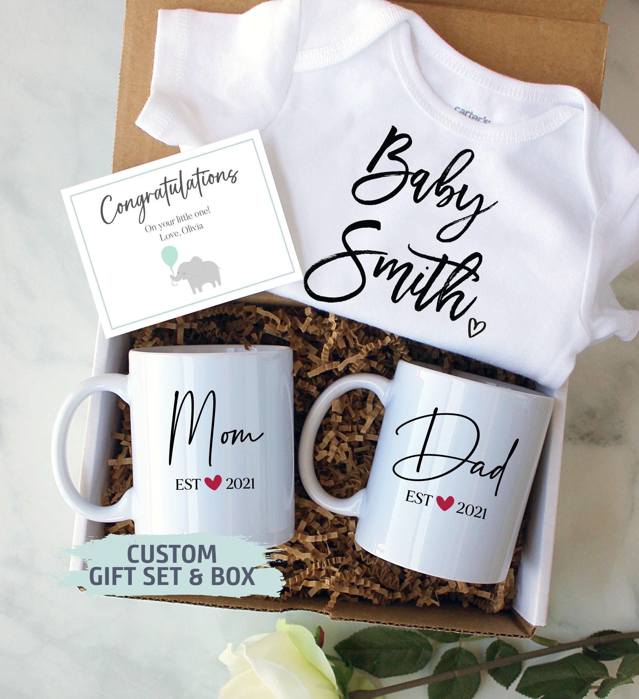 New Parents Gift Set Est 2024 Pregnancy Announcement Gifts-First