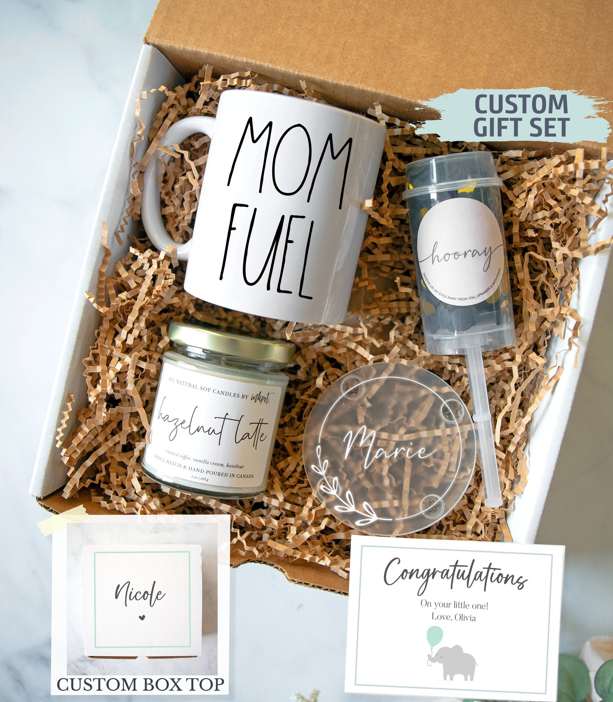 New Mom Gift Box Baby Shower Gift, Pregnancy Gift, Expecting Mom