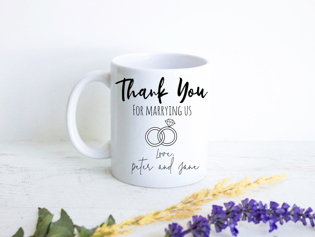 Registry Ideas Personalized Wedding Officiant Mug - Best Officiant Ever  Gift From Couple Funny Groomsmen Gifts For Wedding, image size:1080x812