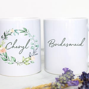 Bridesmaid Proposal, Bridesmaid Mug, Custom Personalized Mug, Bridesmaid Gift, Wedding Mug, Will You Be My Bridesmaid, Maid of Honor Gift
