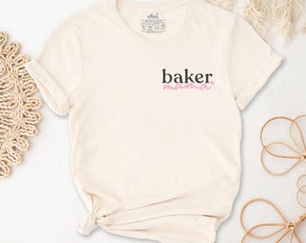 Bakning Mama T-shirt | Bakälskare T-shirt, Gåva till bagare, Bagare T-shirt, Bageripresent, Bakning Mamma T-shirt, Bakningspresent, Bageri T-shirt, Bagare Mamma T-shirt
