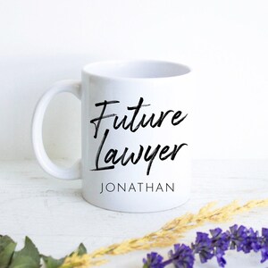 Gift for Lawyer, Personalized New Lawyer Gift, Custom Lawyer Mug, Gift for Lawyer Graduate, Lawyer Mug, Law School Gift, Law School Student