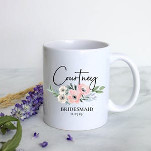 Bridesmaid Proposal, Bridesmaid Mug, Custom Personalized Mug, Bridesmaid Gift, Wedding Mug, Will You Be My Bridesmaid, Maid of Honor Gift