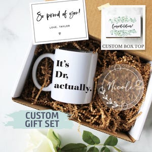 Personalized Doctor Graduation Gift Box | It&#39;s Dr. Actually, Doctor Graduation Gift, New Doctor Gift, Gift Doctor Graduate,Med School Grad
