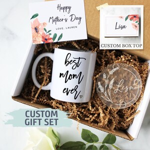 Personalized Mother&#39;s Day Gift Box | Gift for Mom, Mother&#39;s Day Gift Ideas, Custom Mom Gift, Best Mom Ever, World&#39;s Best Mom Gift