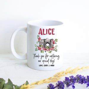 Gift for Photographer, Photographer Coffee Mug, Wedding Photographer Gift, Gift for Photographer, Thank you Photographer gift, Wedding Mug