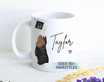 Gepersonaliseerd afstudeercadeau, mok voor masterstudent, cadeau voor masterdiploma, universitair afgestudeerde, gepersonaliseerd afstudeercadeau voor middelbare school
