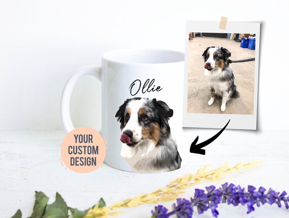 etsy personalized dog mug