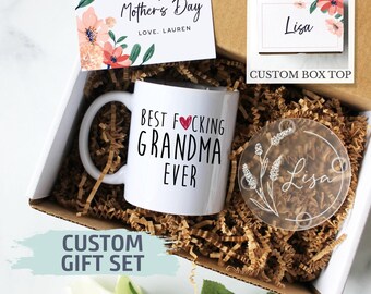 Personalized Mother's Day Gift Box | Gift for Nana, Grandma Gift Box, Custom Nana Gift, Best Nana Ever, World's Best Nana Gift, Grandma Mug