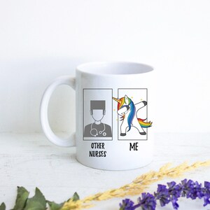 Other Nurses Gift, Personalized Unicorn Nurse Gift,  Gift for Nurse, Custom Nurse Mug, Nurse Graduation Gift, New Nurse, Med school Gift