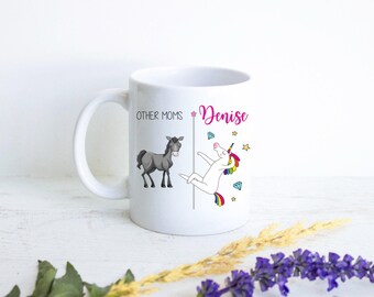 Licorne pour autres mamans, cadeau maman rigolote, cadeau personnalisé maman, tasse à café pour maman, cadeau licorne rigolote, cadeau fête des mères, anniversaire maman meilleur cadeau maman