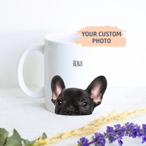 Personalized Dog Photo Mug, Dog Lovers Mug, Custom Dog Gift, Pet Owner Gift, Gift for Mom Friend, Dog Gift, Dog Mom Dad, Funny Dog Gift