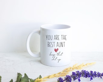 Meilleur cadeau tante, cadeau pour elle, cadeau nouvelle tante, faire-part de bébé, meilleur cadeau tante, mug personnalisé pour tante, cadeau de Noël, anniversaire de tante