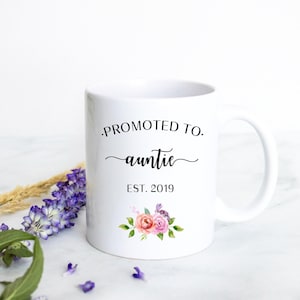 Aunt Gift, Best Aunt Mug, New Aunt Gift, Baby Announcement, Best Auntie Gift, Custom Gift for Aunt, Pregnancy Announcement, Aunt Birthday