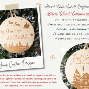 Vår första julgransprydnad för gifta | Nygift minne, Mr Mrs julgransprydnad, bröllopsträdprydnad, present till nygifta, parprydnad bild 6
