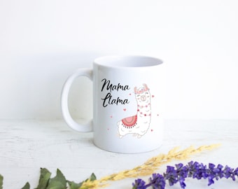 Mama Llama Mug Gift, Gift for Her, New Mom Gift, Baby Announcement, Best Mom Gift, Mother Gift, Llama Lovers, Llama Mug, Llama Coffee Mug