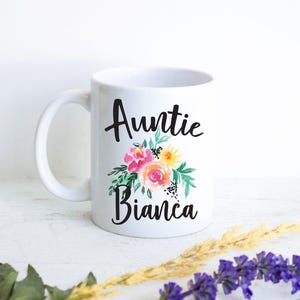Custom Aunt Mug Gift, New Aunt Gift, Baby Announcement, Baby Reveal, Custom Gift for Aunt, Pregnancy Announcement, Aunt gift, Christmas Gift