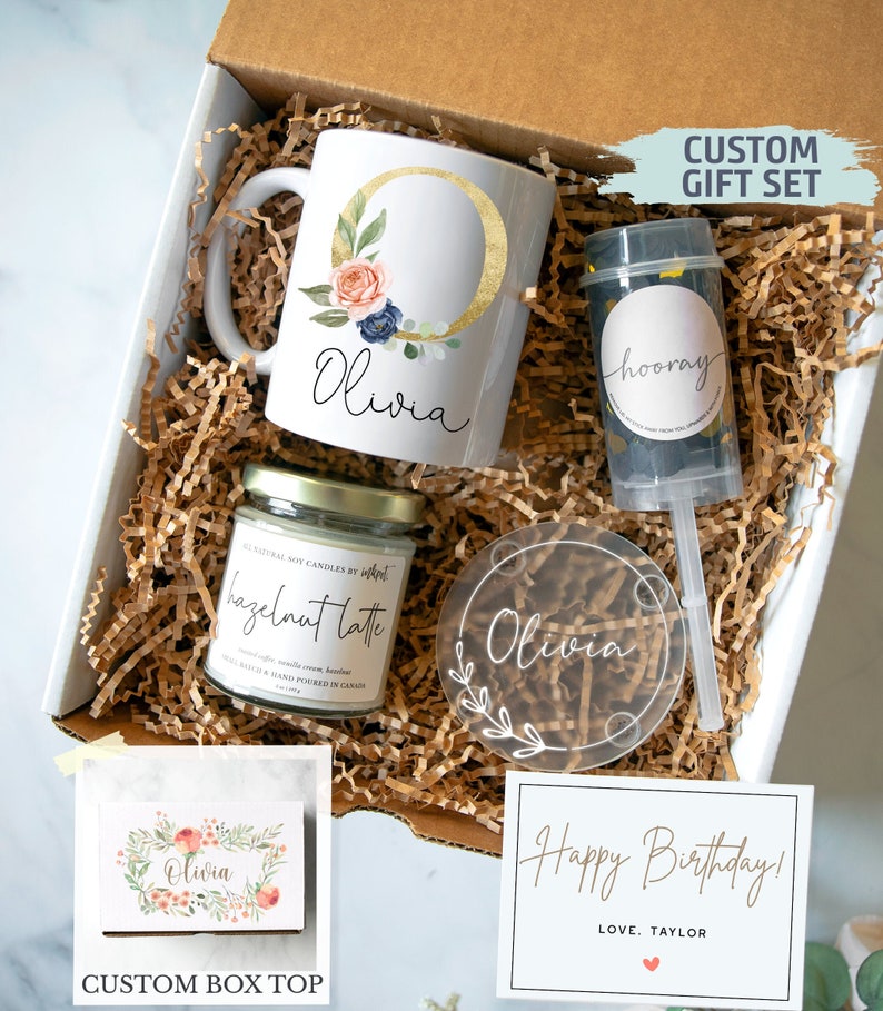 Personalized Birthday Gift Box Gift for Her Birthday Gift Etsy Canada