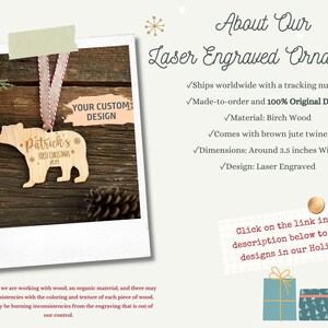 Personalized Dog Name Ornament 2026 | Dog Ornament, Pet Ornament, Gift for Dog Lover, Dog Ornament, Personalized Dog Ornament, Dog Name image 4