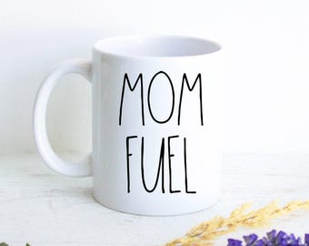 Mamma Fuel-mugg | Present till nybliven mamma, present till mamma, presentidéer till mamma, present till mors dag, graviditetsavslöjande, babyshower-present, graviditetspresent, mugg till nybliven mamma