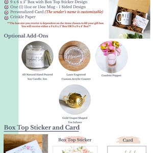 Personalized Engagement Gift Box: Custom Mug & Candle Set image 3