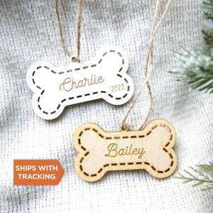 Personalized Dog Name Ornament 2026 | Dog Ornament, Pet Ornament, Gift for Dog Lover, Dog Ornament, Personalized Dog Ornament, Dog Name image 1