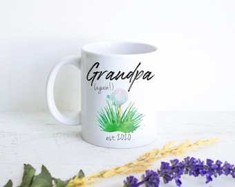 Grandpa Again Mug Gift, New Grandpa Gift, Baby Announcement, Best Grandpa Gift, Grandparents Gift, Gift For Grandpa, Pregnancy Announcement