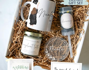 Personalized Graduation Gift Box For Her | Graduation Gift, Grad School Gift, Masters Degree Gift, University,High School, College Grad Gift