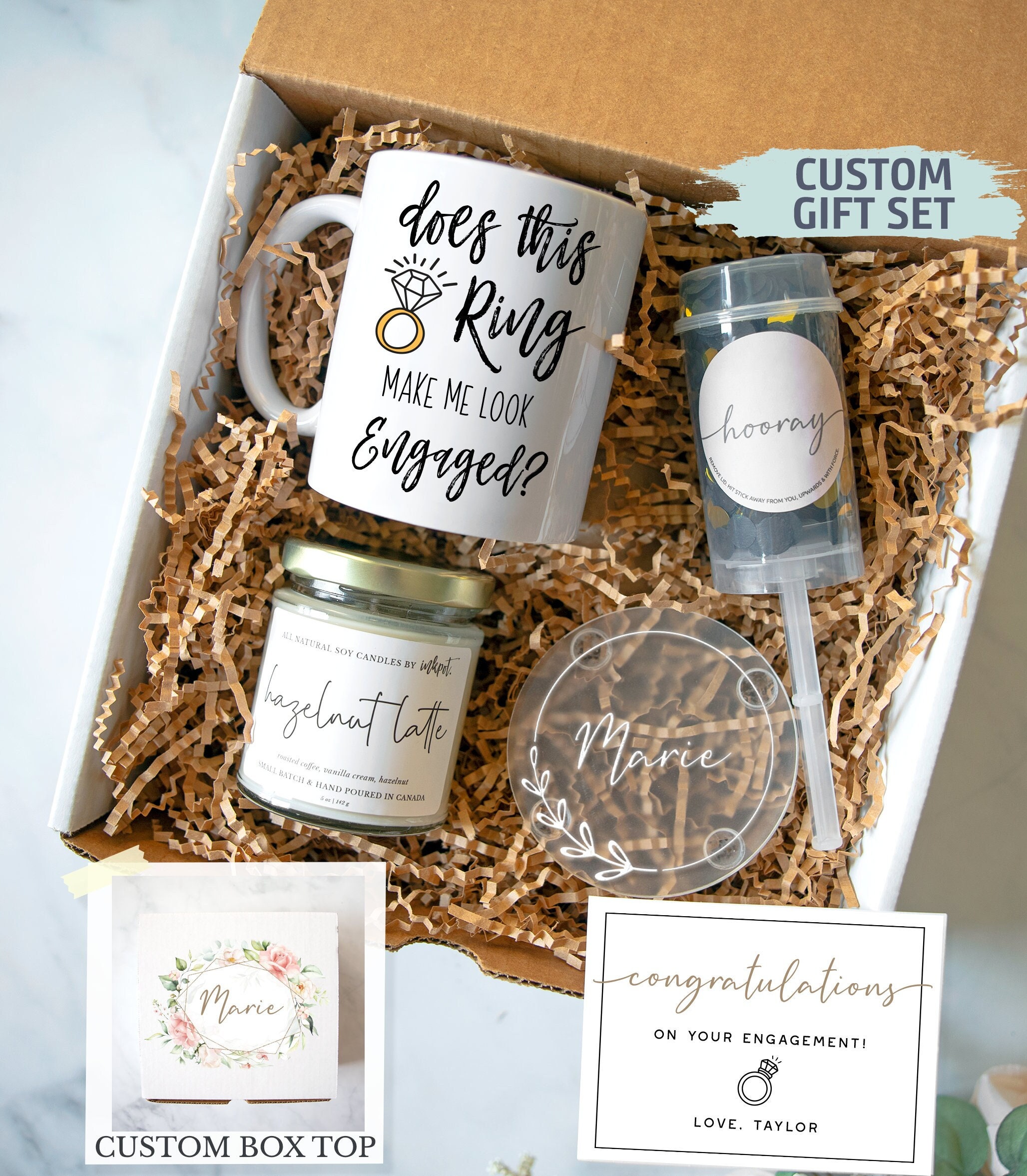 ENGAGED – Confetë Gifts + Party Boxes