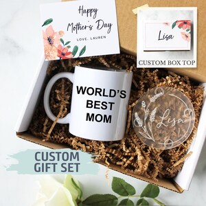 Personalized Mother&#39;s Day Gift Box | Gift for Mom, Mother&#39;s Day Gift Ideas, Custom Mom Gift, Best Mom Gift, World&#39;s Best Mom Gift