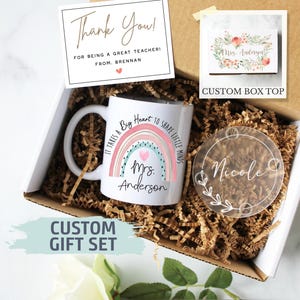 Coffret cadeau personnalisé pour professeur | Cadeau pour enseignant, cadeau de remerciement pour enseignant, remerciement pour enseignant, cadeau de fin d'année pour enseignant, coffret cadeau pour enseignant