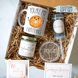 Personalized Valentine&#39;s Day Gift Box | Valentine&#39;s Care Package for Him, Boyfriend, Husband, Girlfriend, Wife, You&#39;re My Everything