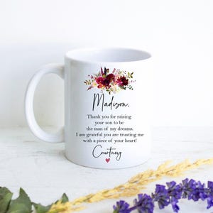 Future Mother In Law Gift, Mother of the Groom Gift from Bride, Mother in Law Gift, To My Future Mother In Law, Mother In Law wedding Mug